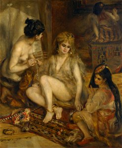 Pierre-Auguste Renoir - Parisiennes in Algerian Costume or Harem - Google Art Project