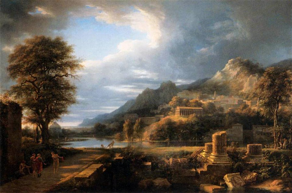 Pierre-Henri de Valenciennes - The Ancient City of Agrigento - WGA24226