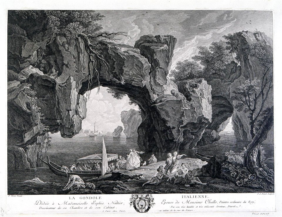 Pierre-Jacques Duret - Joseph Vernet - Gondole
