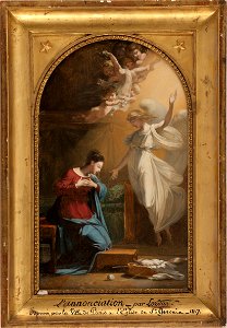 Pierre-Jérôme Lordon - Esquisse pour l'église Saint-Gervais , L'Annonciation - PPP4732 - Musée des Beaux-Arts de la ville de Paris