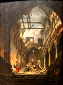 Pierre-Antoine Demachy-Ruines de l'église des saints Innocents