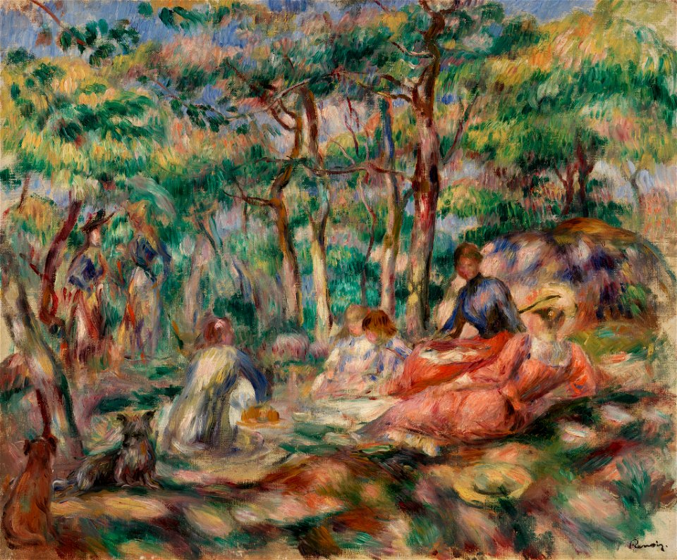 Pierre-Auguste Renoir - Picnic (Le Déjeuner sur l'herbe) - BF567 - Barnes Foundation