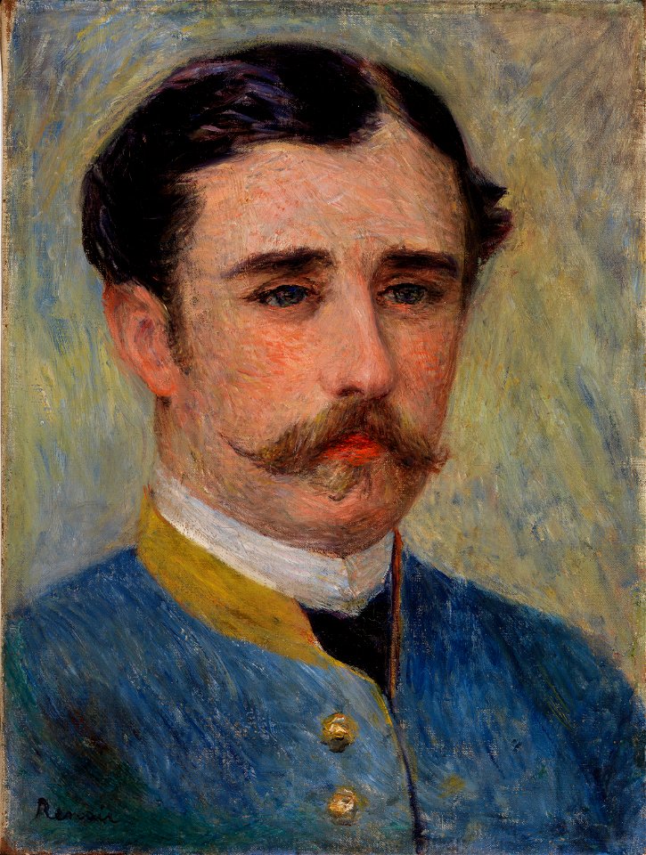 Pierre-Auguste Renoir - Portrait of a Man (Monsieur Charpentier) - BF987 - Barnes Foundation