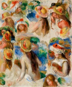 Pierre-Auguste Renoir - Study of Heads (Étude de têtes) - BF475 - Barnes Foundation