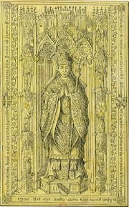 Pierre tombale de Guillaume de Hellande (cropped)