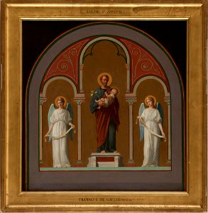 Pierre-Auguste Pichon - Esquisse pour l'église Saint-Joseph , Saint Joseph - PPP4763 - Musée des Beaux-Arts de la ville de Paris