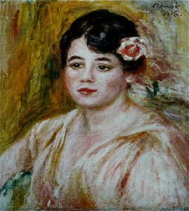 Pierre-Auguste Renoir - Adèle Besson. Free illustration for personal and commercial use.