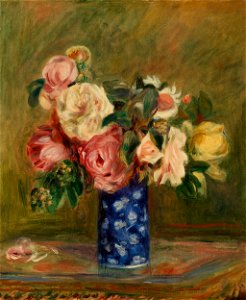 Pierre-Auguste Renoir - Bouquet of Roses (Le Bouquet de roses) - BF538 - Barnes Foundation