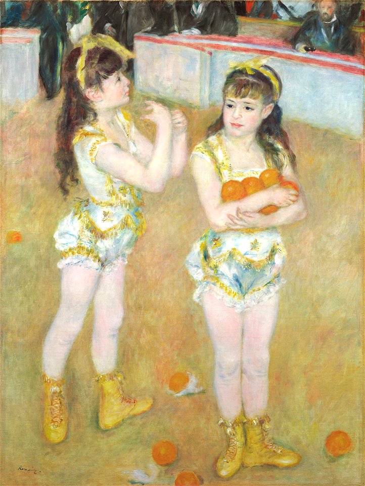 Pierre-Auguste Renoir - Acrobats at the Cirque Fernando (Francisca and Angelina Wartenberg) - 1922.440 - Art Institute of Chicago
