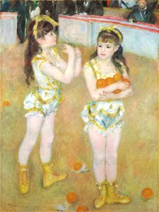 Pierre-Auguste Renoir - Acrobats at the Cirque Fernando (Francisca and Angelina Wartenberg) - 1922.440 - Art Institute of Chicago