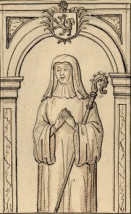 Pierre tombale d'Antoinette de Luxembourg-Ligny (cropped 2)