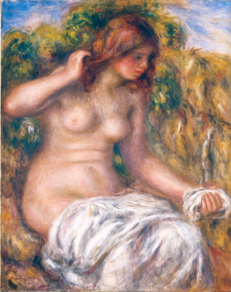 Pierre-Auguste Renoir - Woman by Spring - Google Art Project