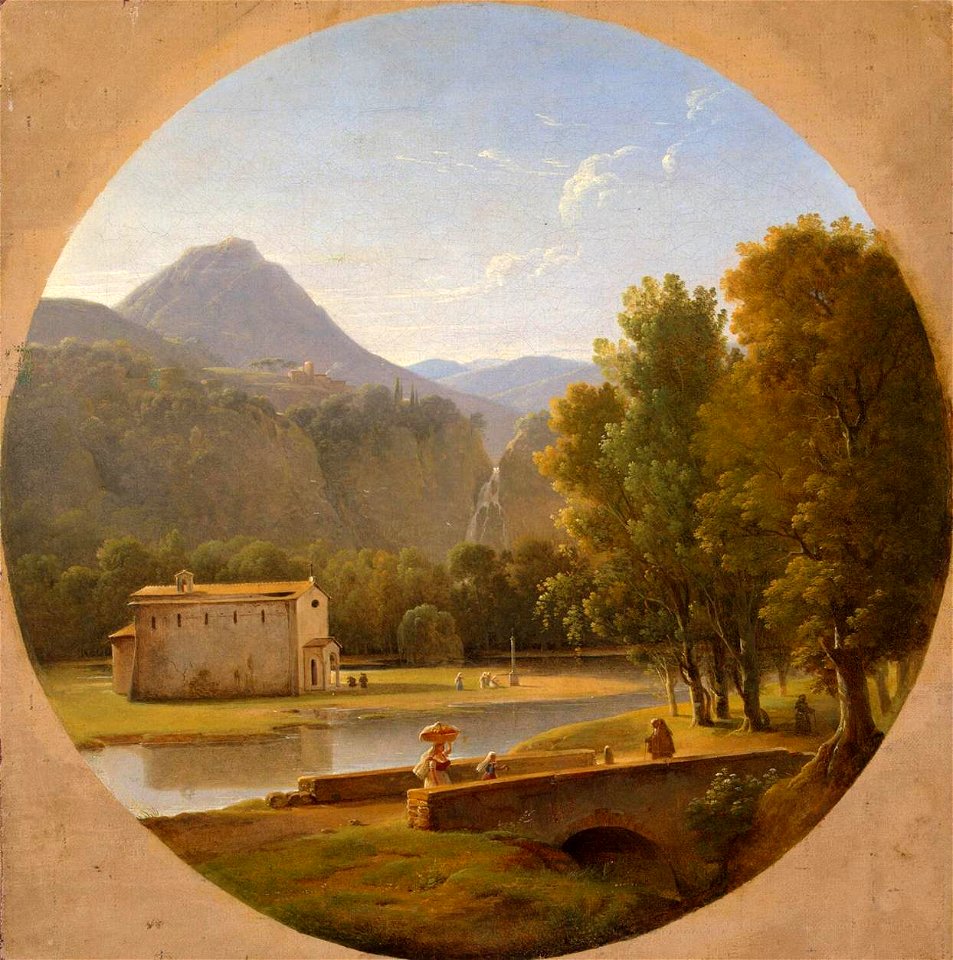 Pierre-Athanase Chauvin - Italian Landscape - WGA4819
