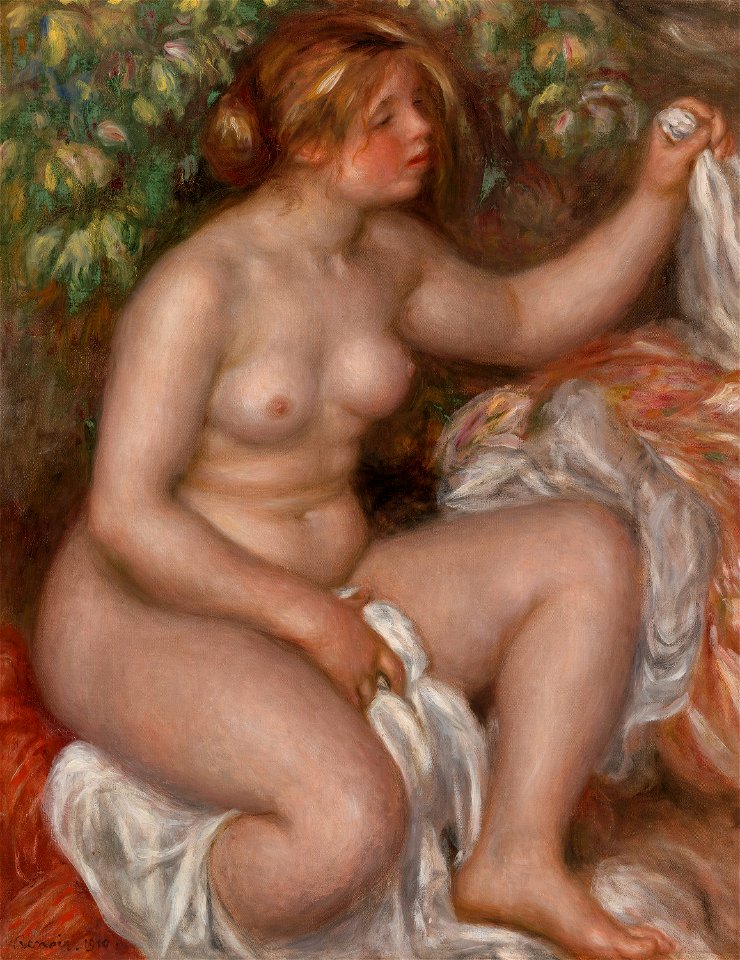 Pierre-Auguste Renoir - After the Bath (La Sortie du bain) - BF142 - Barnes Foundation
