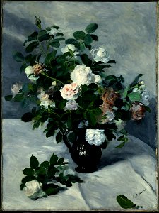 Pierre-Auguste Renoir - Still Life with Roses - 1943.276 - Fogg Museum