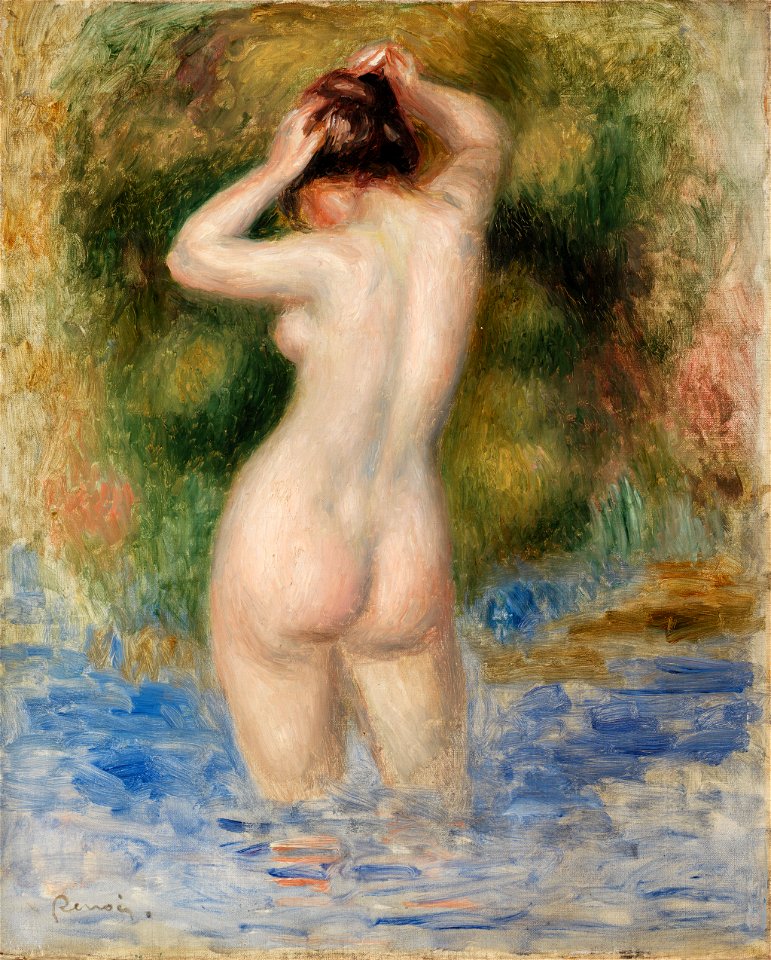 Pierre-Auguste Renoir - Bather (Baigneuse) - BF228 - Barnes Foundation