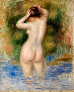 Pierre-Auguste Renoir - Bather (Baigneuse) - BF228 - Barnes Foundation