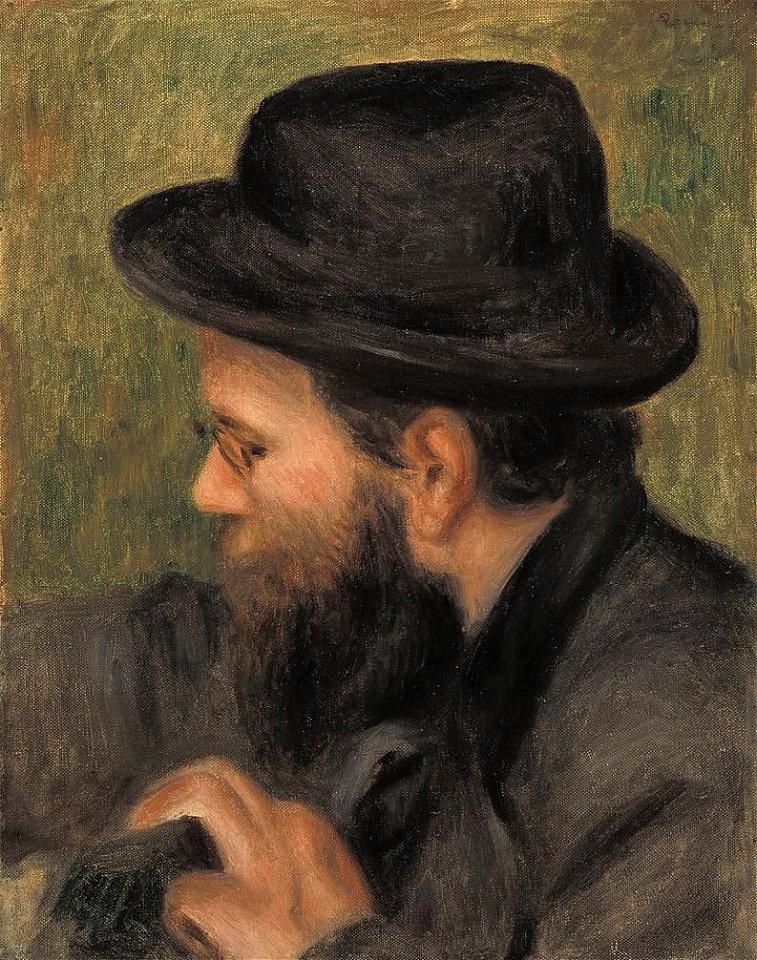 Pierre-Auguste Renoir - Bildnis des Herrn Bernard im Profil - 8702 - Bavarian State Painting Collections