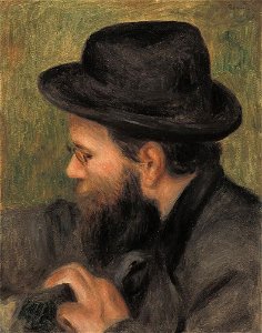Pierre-Auguste Renoir - Bildnis des Herrn Bernard im Profil - 8702 - Bavarian State Painting Collections