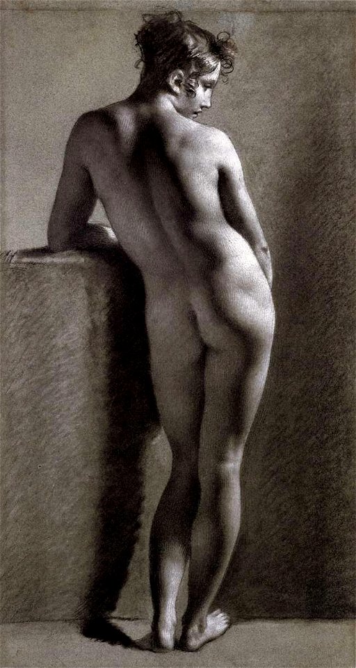Pierre-Paul Prud'hon - Nude Viewed from Behind - WGA18461