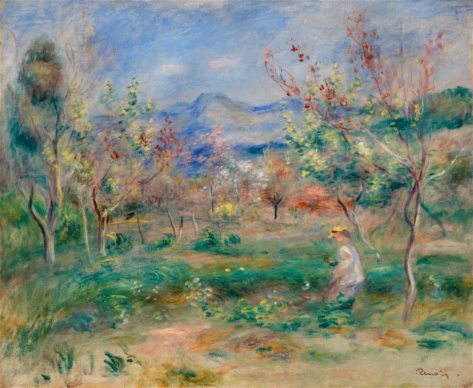 Pierre-Auguste Renoir - Landscape (Paysage) - BF74 - Barnes Foundation