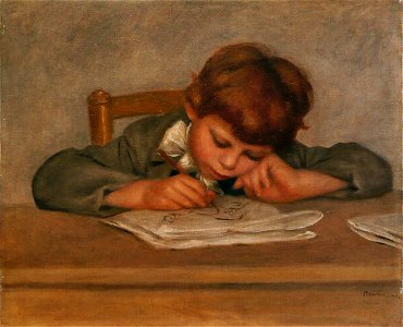 Pierre-Auguste Renoir - Jean Renoir dessinant