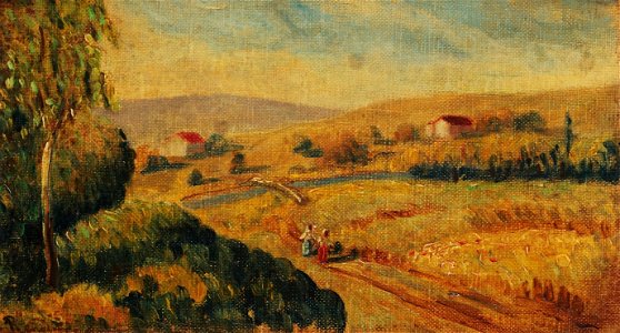 Pierre-Auguste Renoir - Paisagem (Estudo)