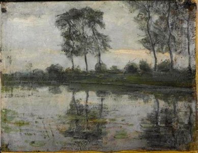 Piet Mondriaan - Bend in the Gein, detail study - 0333467 - Kunstmuseum Den Haag