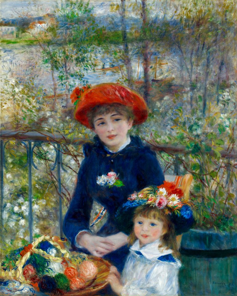 Pierre-Auguste Renoir - Two Sisters (On the Terrace) - Google Art Project