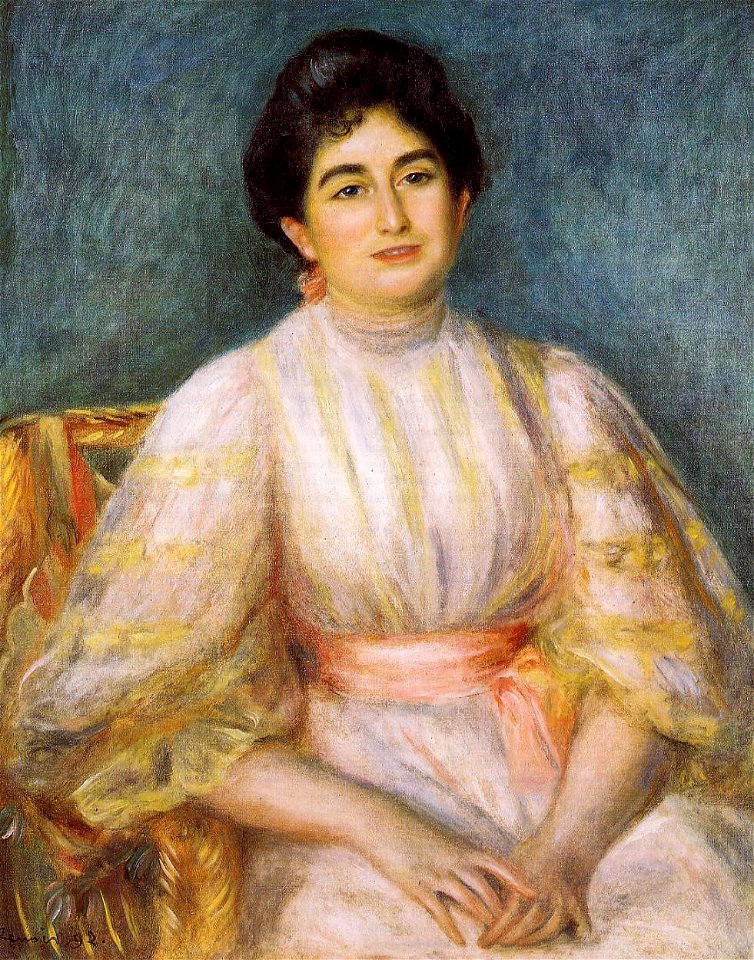 Pierre-Auguste Renoir - Madame Paul Gallimard born Lucie Duche