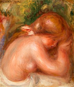 Pierre-Auguste Renoir - Nude Torso of Young Girl (Torse nu de jeune fille) - BF54 - Barnes Foundation