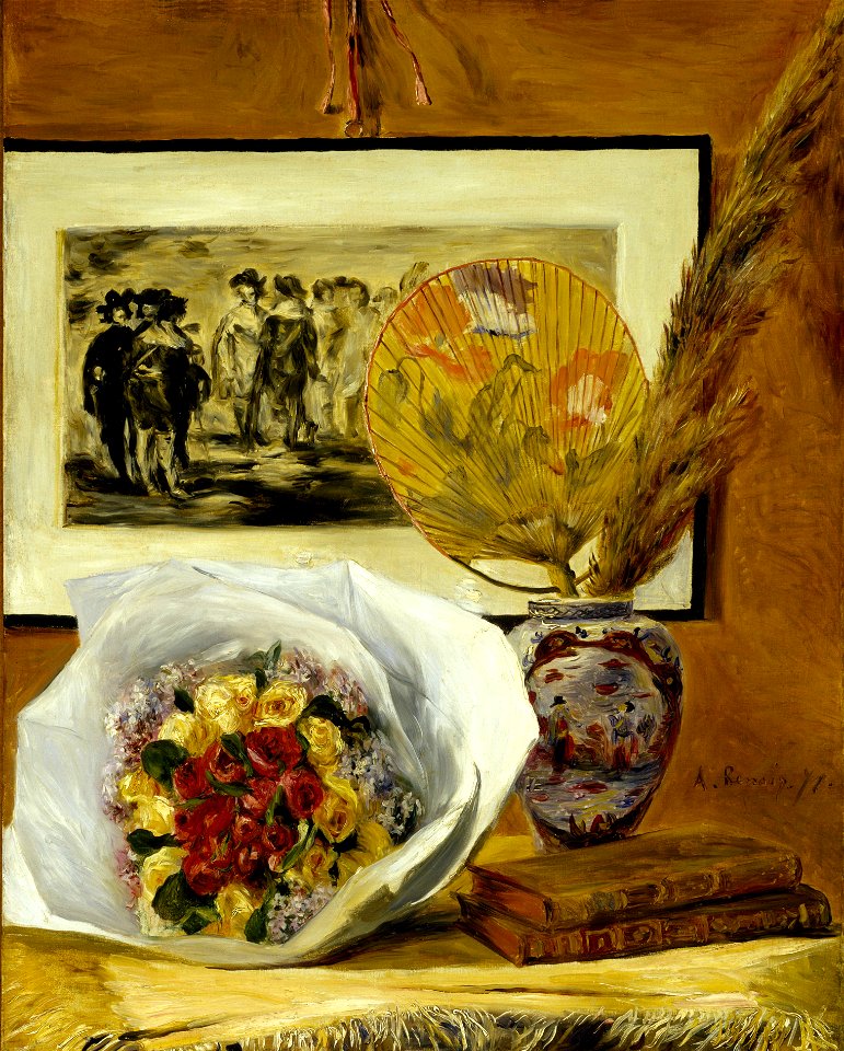 Pierre-Auguste Renoir - Still Life with Bouquet - Google Art Project