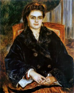 Pierre-Auguste Renoir - Madame Édouard Bernier. Free illustration for personal and commercial use.