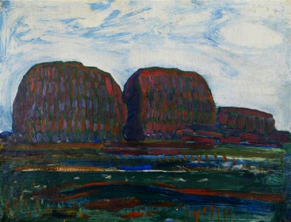 Piet Mondriaan - Haystacks III - RF MO P 2018 6 - Musée d'Orsay