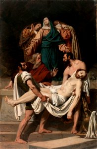 Pierre-Jules Jollivet - La Mise au tombeau, esquisse pour l'église Saint-Antoine-des-Quinze-Vingts - PPP4721 - Musée des Beaux-Arts de la ville de Paris