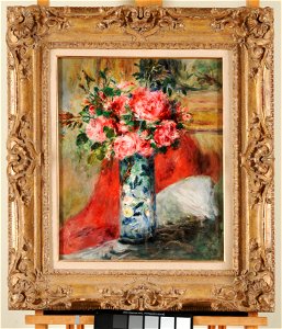 Pierre-Auguste Renoir - Roses and Peonies in a Vase - 2019.67.22.McD - Dallas Museum of Art. Free illustration for personal and commercial use.