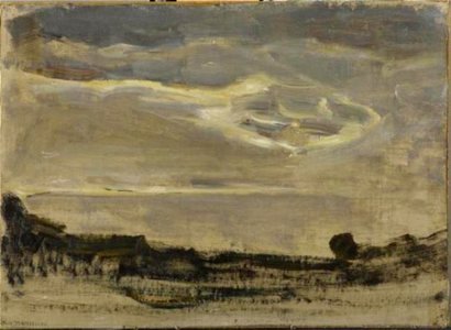Piet Mondriaan - Evening sky with luminous cloud - 0334228 - Kunstmuseum Den Haag