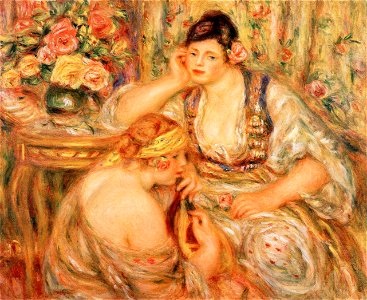 Pierre-Auguste Renoir - Le Concert. Free illustration for personal and commercial use.