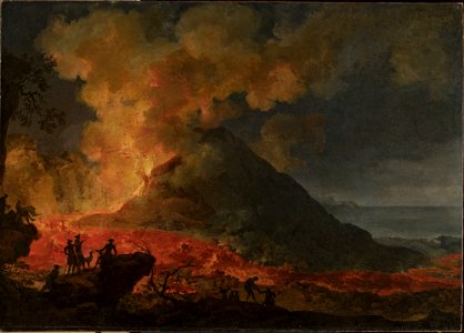 Pierre-Jacques Volaire - Eruption of Vesuvius - M.Ob.2762 MNW - National Museum in Warsaw