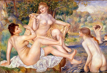 Pierre-Auguste Renoir, French - The Large Bathers - Google Art Project. Free illustration for personal and commercial use.