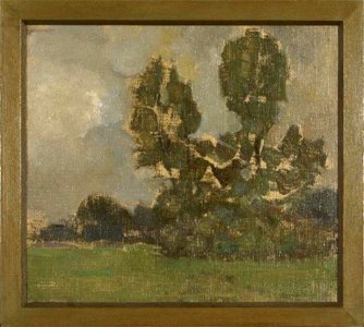Piet Mondriaan - Field with two tree silhouettes II - 0334229 - Kunstmuseum Den Haag
