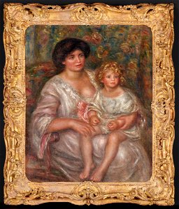 Pierre-Auguste Renoir - Mère et Enfant (Mother and Child) - 1940-6 - Albright–Knox Art Gallery