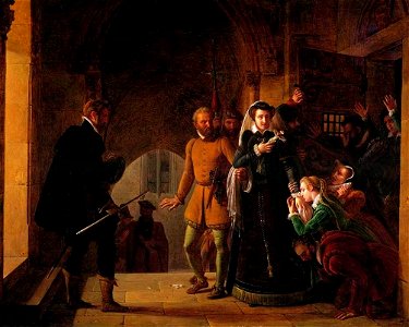 Pierre-Henri Révoil - Mary, Queen of Scots, Separated from Her Faithfuls - WGA19321