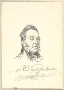 Pierre-Jacques Goetghebuer drawn by Félix De Vigne RP-T-1940-497