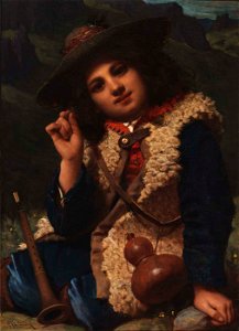 Pierre-Louis-Joseph de Coninck - Italian Boy in Sheepskin Jacket - 1952.13.77 - Smithsonian American Art Museum