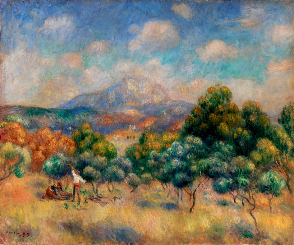 Pierre-Auguste Renoir - Montagne Sainte-Victoire (Paysage) - BF288 - Barnes Foundation
