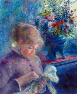 Pierre-Auguste Renoir - Young Woman Sewing - 1933.452 - Art Institute of Chicago