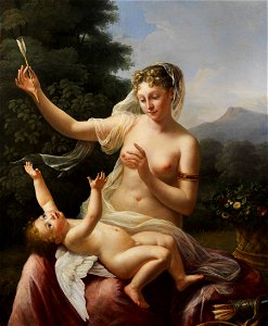 Pierre-Maximilien Delafontaine Venus and Cupid