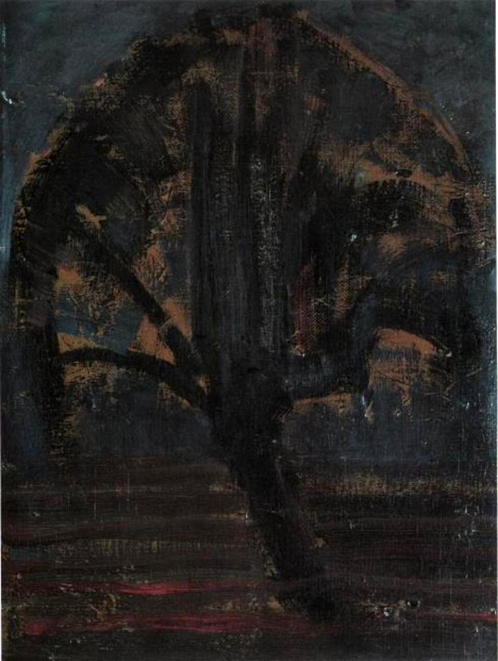 Piet Mondriaan - Blue willow tree I - A663 - Piet Mondrian, catalogue raisonné