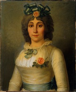 Pierre-Nicolas Selles - Portrait de femme, autrefois identifiée comme Anne-Josèphe Théroigne de Méricourt (1762-1817) - P1873 - Musée Carnavalet